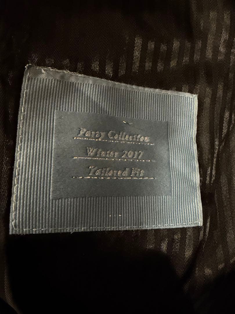 【希少】ZARA MAN サテン　タキシード　テーラード　ジャケット 総柄 50