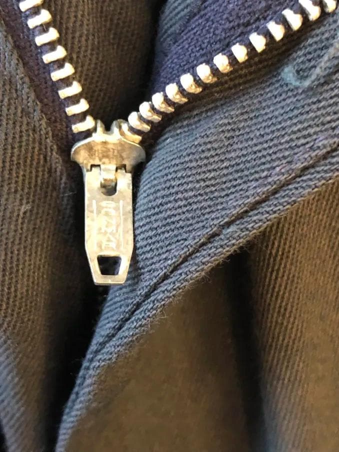 40s 50s 黒に近い青緑 レーヨン ギャバジン スラックス　ヴィンテージ