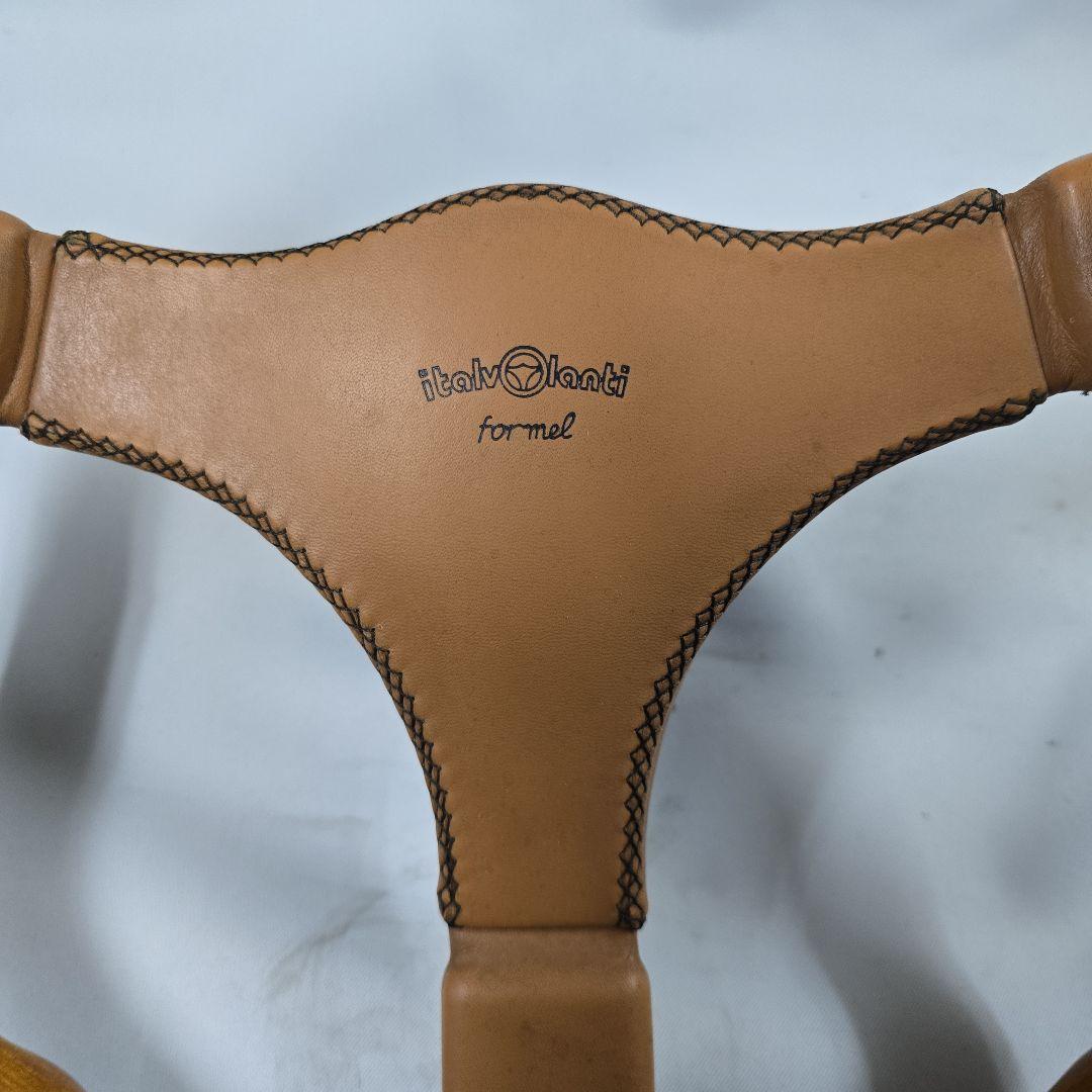 く*れ様 ジャンク！イタルボランテウッド レザー ステアリングホイール 3スポー