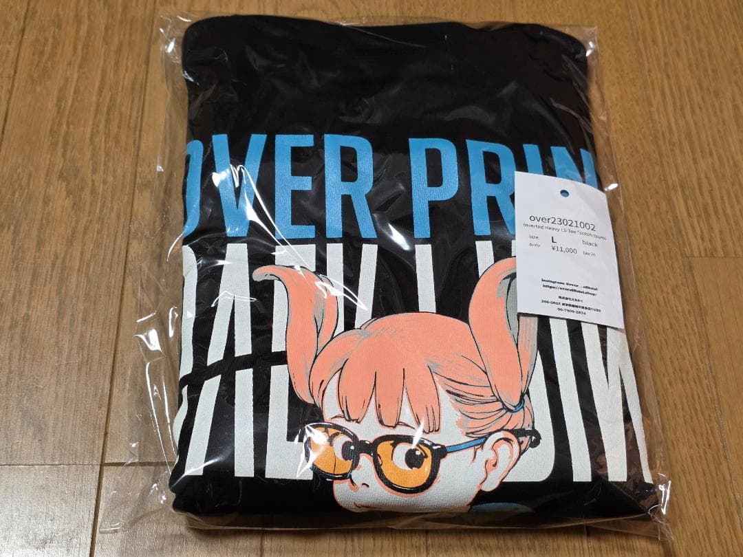 【年末限定値引】over print Inverted Heavy LS Tee