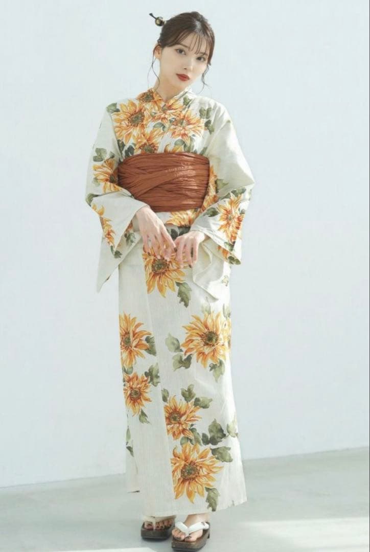 dita ディータ 浴衣セット 帯付き 夏色の向日葵しらべ