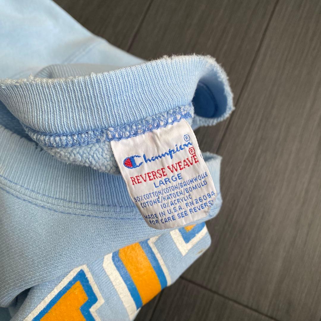 スペシャル90sチャンピオンUCLA BRUINSリバースウィーブUSA製L