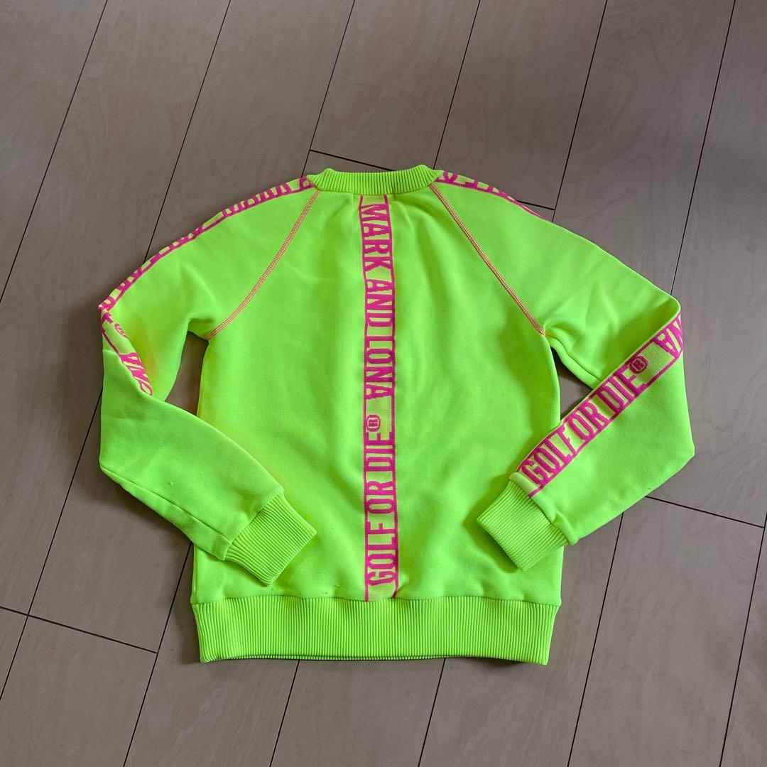 MARK & LONA 蛍光グリーン スウェット