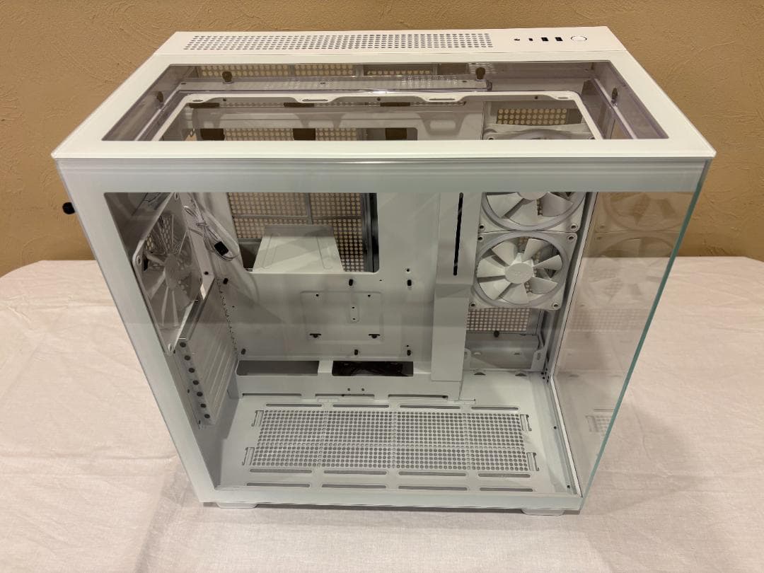 【美品】NZXT H9 Elite ホワイト PCケースCM-H91EW-01