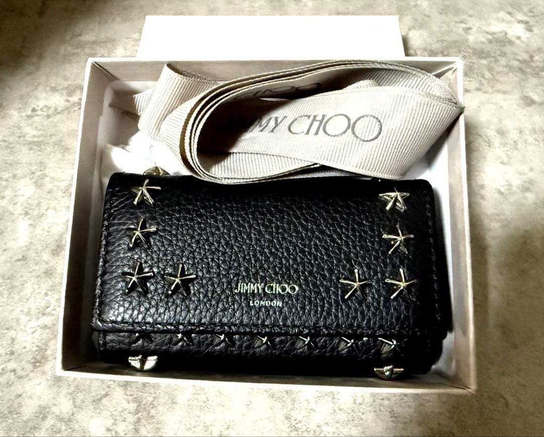 JIMMY CHOO ジミーチュウ スタッズ キーケース