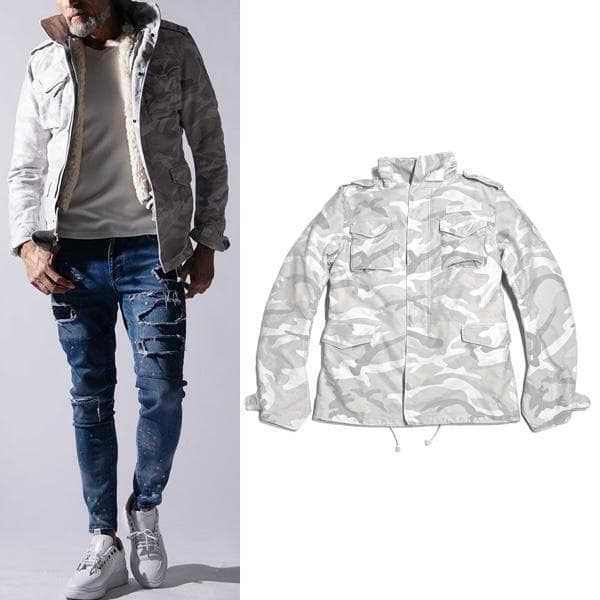 一度着16万弱 22AW AKM　M-65 ボアライナー付 ジャケット コート