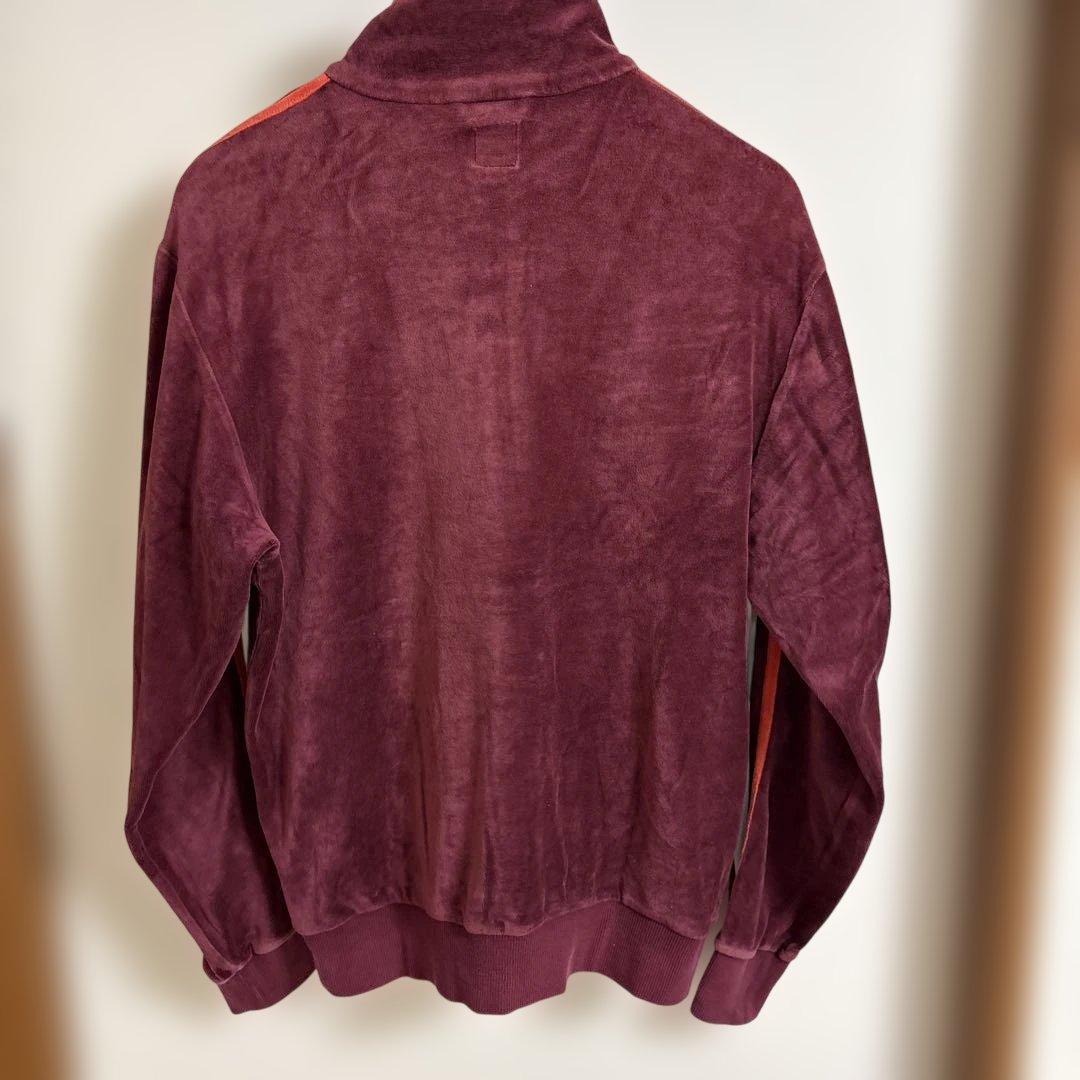 入手困難モデル adidas 00s ベロア トラックジャケット ボルドー L