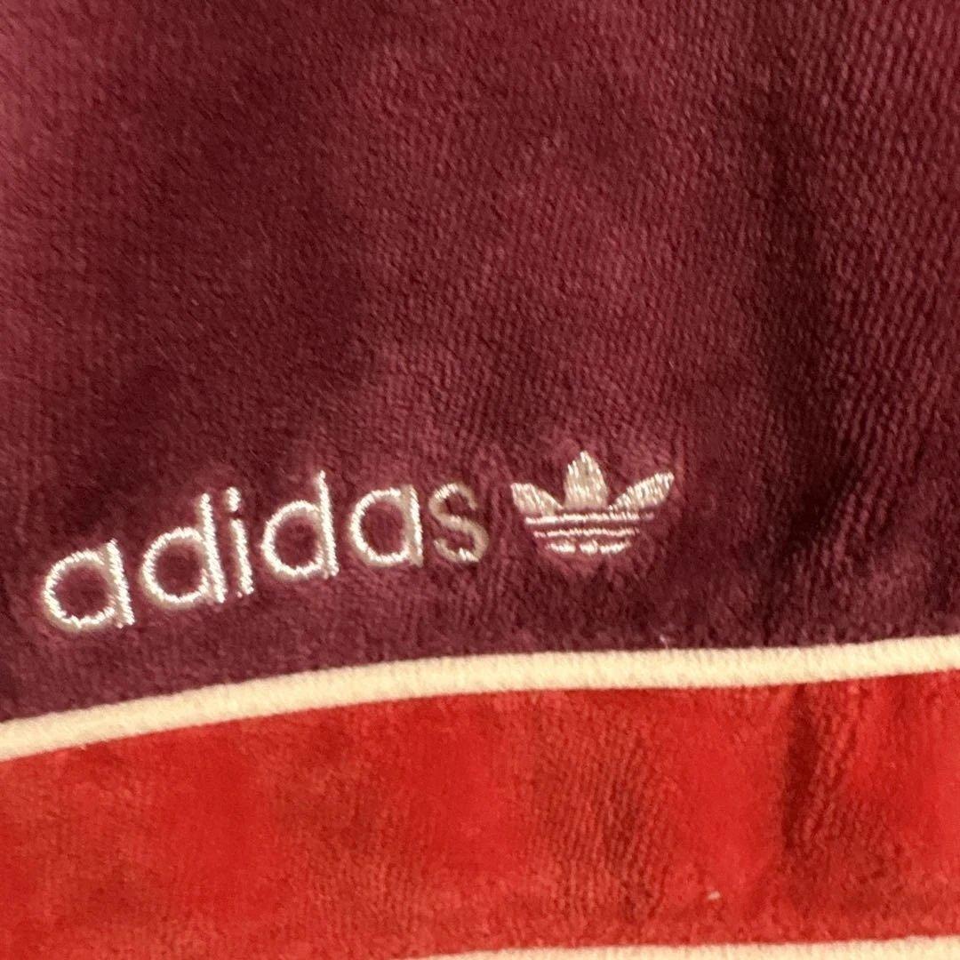 入手困難モデル adidas 00s ベロア トラックジャケット ボルドー L