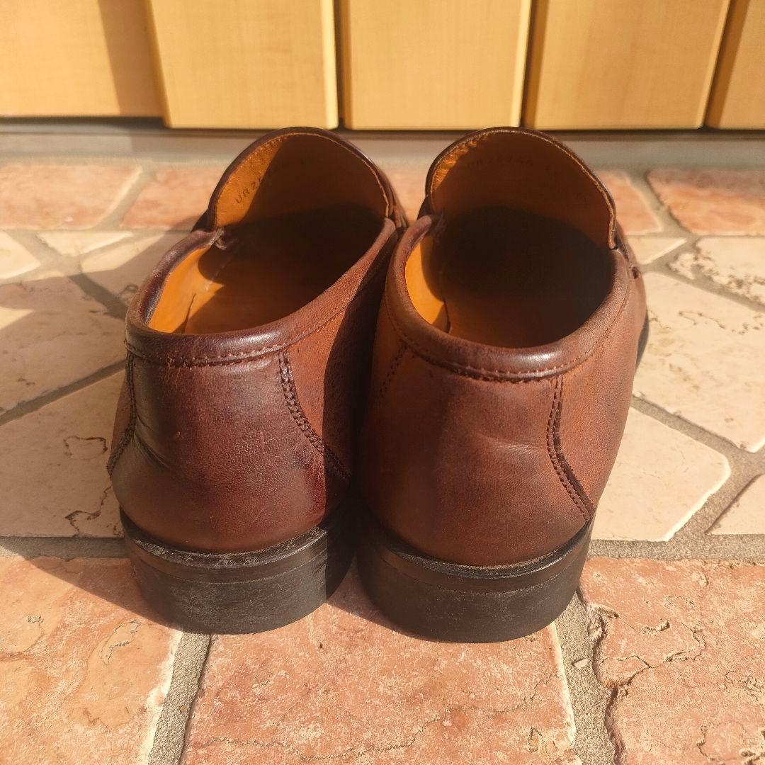 サルヴァトーレ フェラガモ メンズ ローファー レザー ガンチーニ 　24.5