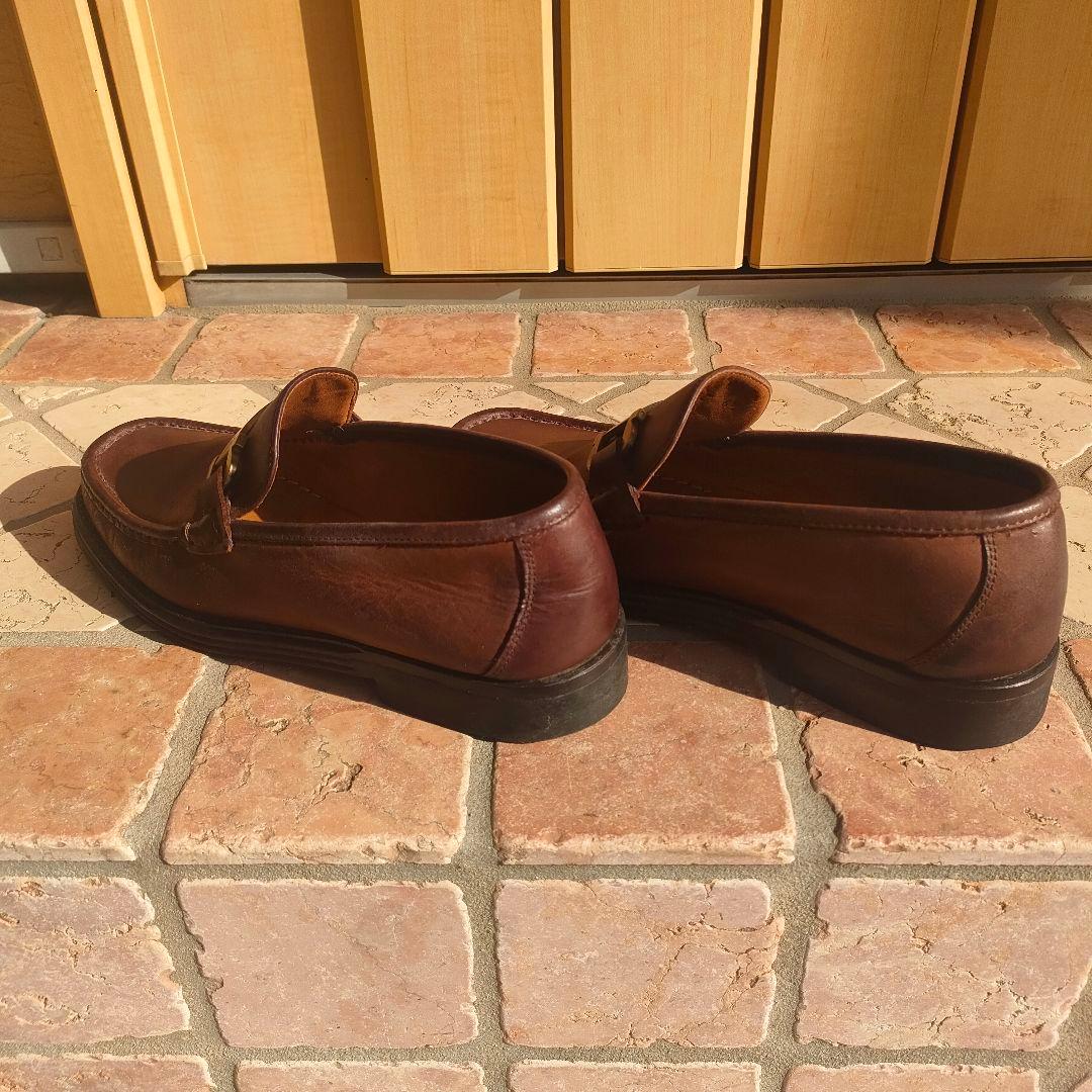 サルヴァトーレ フェラガモ メンズ ローファー レザー ガンチーニ 　24.5