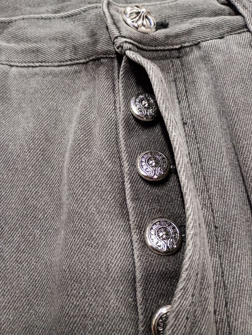 なぱ希少Chrome Hearts Cross patchDenim