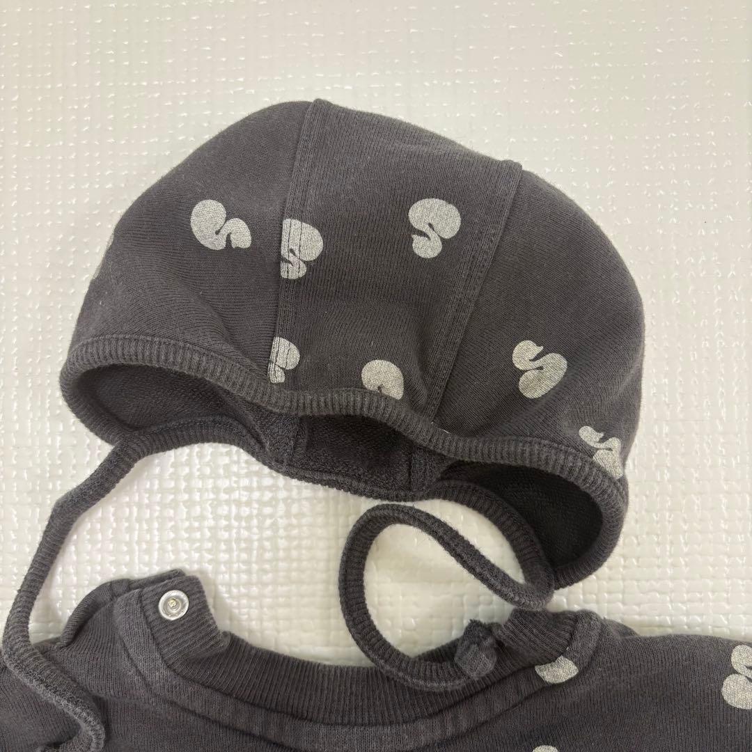 MELTED BUTTER ブラックスワン　ボディースーツ・帽子セット