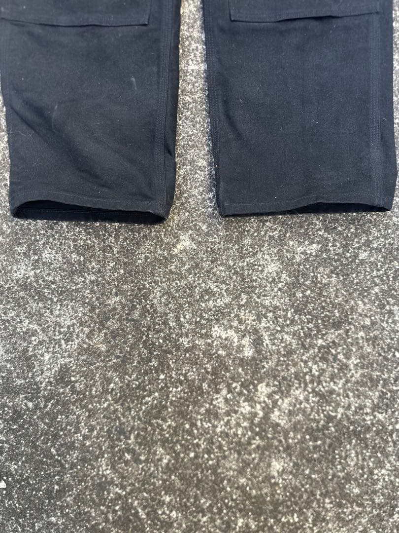 フ*※様 Carhartt B01-BLK ルーズフィット ブラックパンツ 34