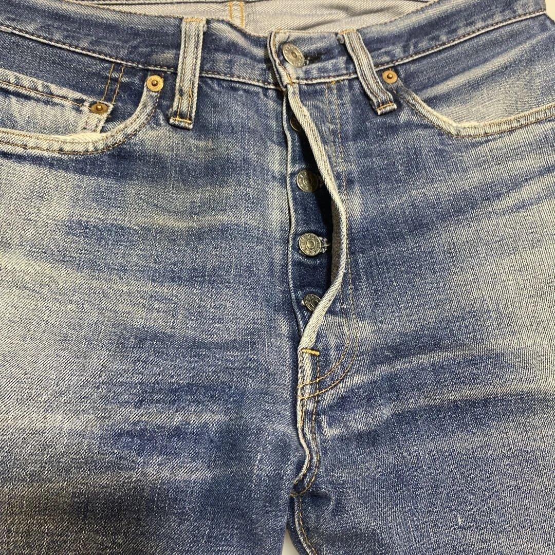 リゾルト710 W34L32 ストレートジーンズ　セルビッチ　501 66