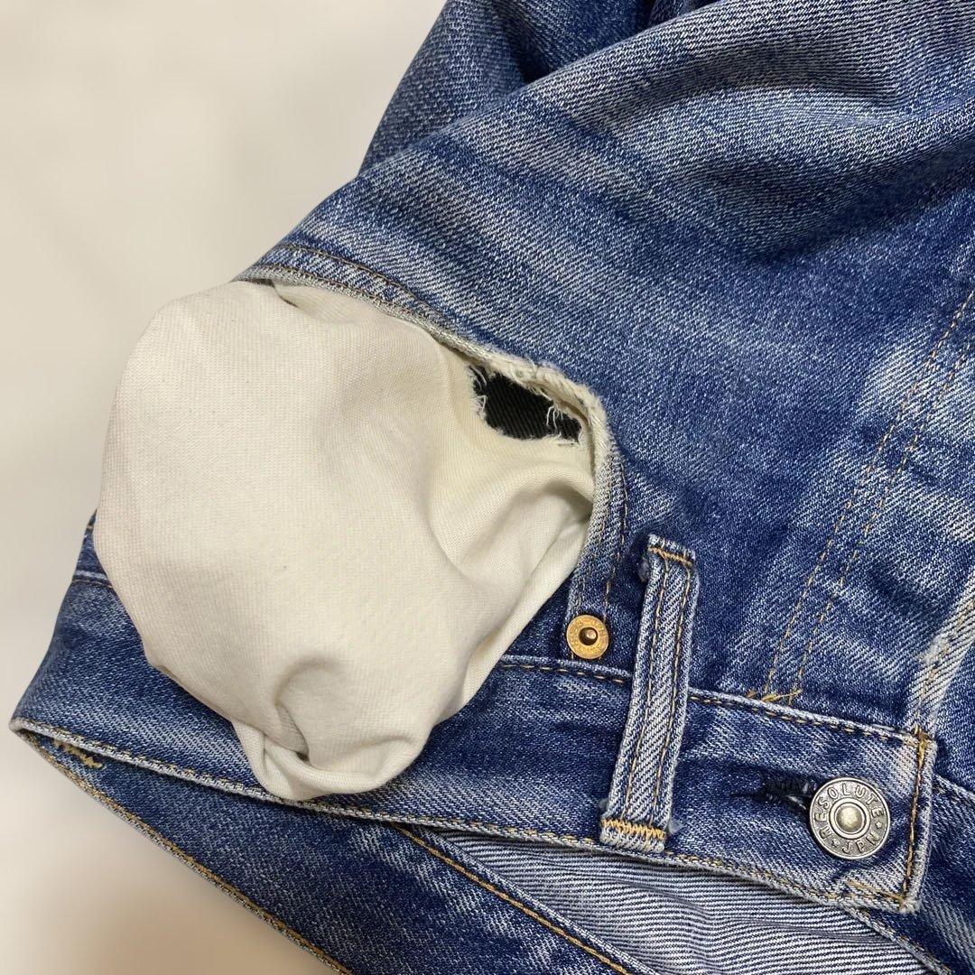 リゾルト710 W34L32 ストレートジーンズ　セルビッチ　501 66