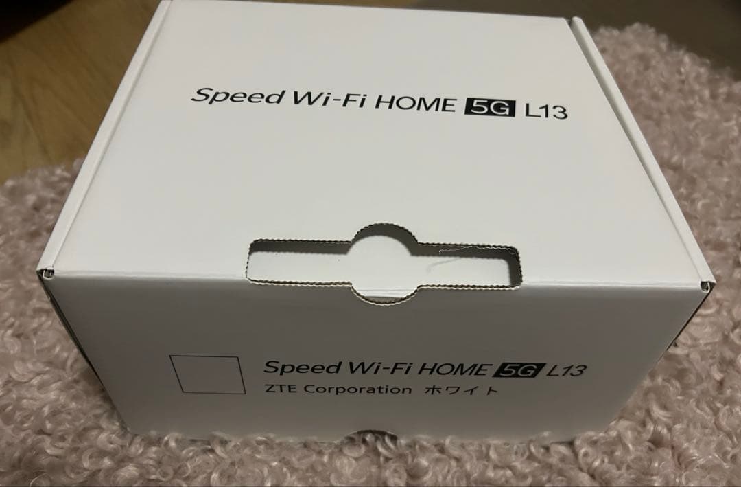 【25年3月購入】Speed Wi-Fi  5G L13