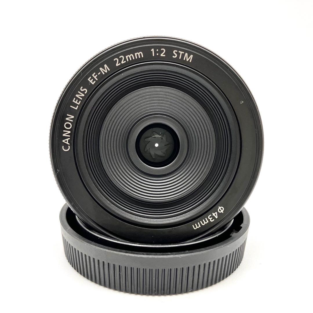 Canon EF-M 22mm F2 STM 単焦点レンズ　ブラック