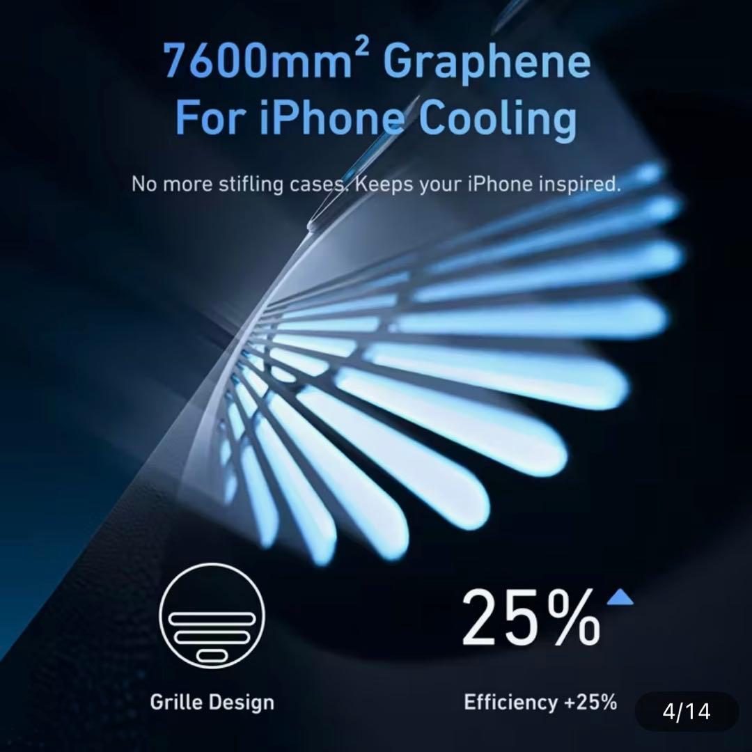 TELESINカメラグリップ & 冷却ケースiPhone17 ProMax