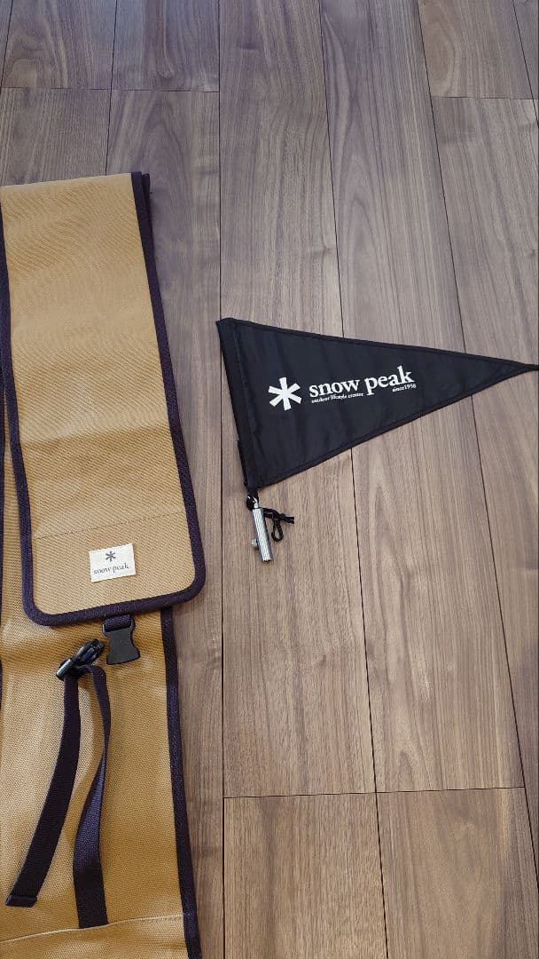 スノーピーク( peak) UG-445 タープフラッグ とポールケース