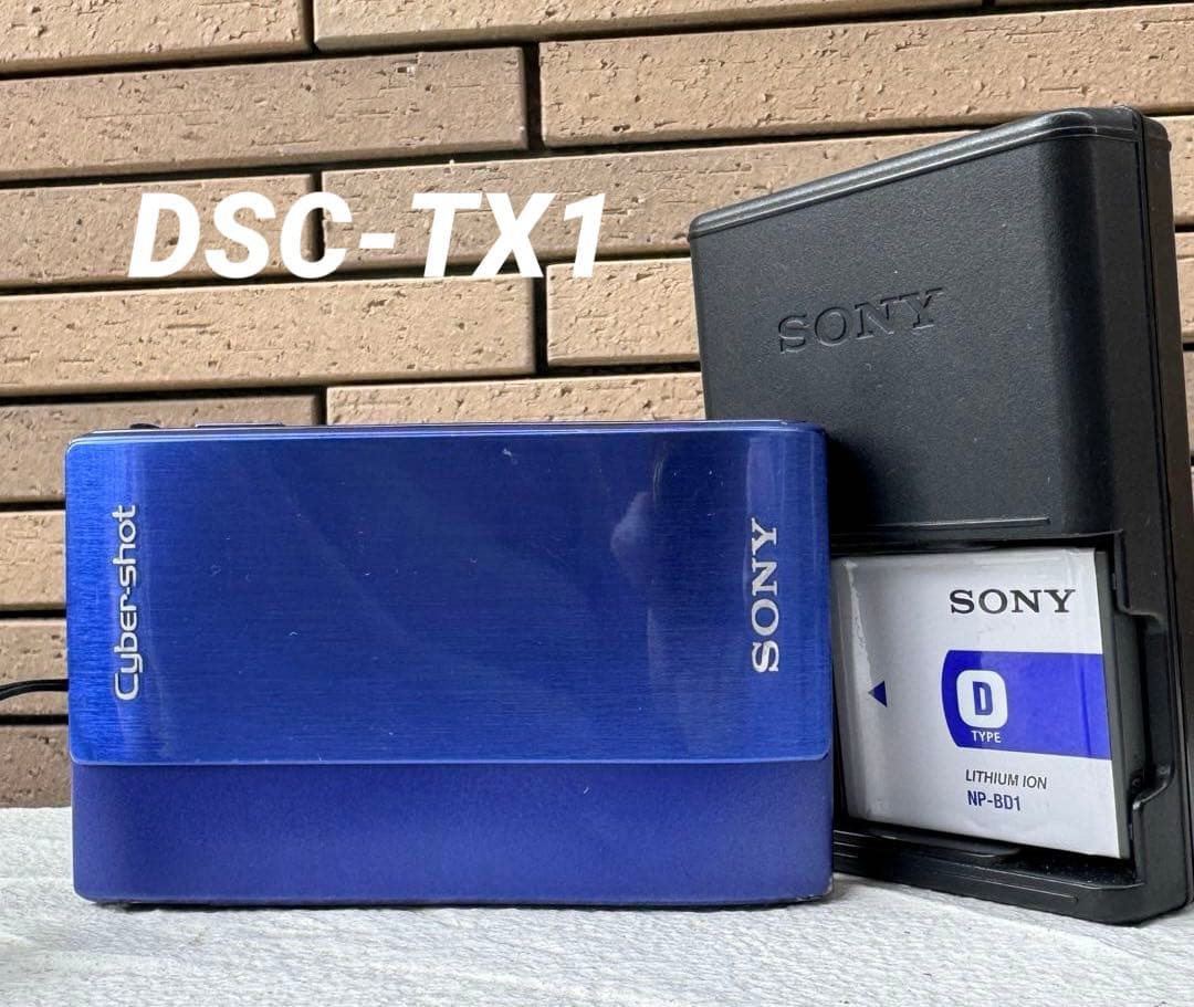 実写美⭕️【動作確認済み】Sony Cyber-shot DSC-TX1 ブルー