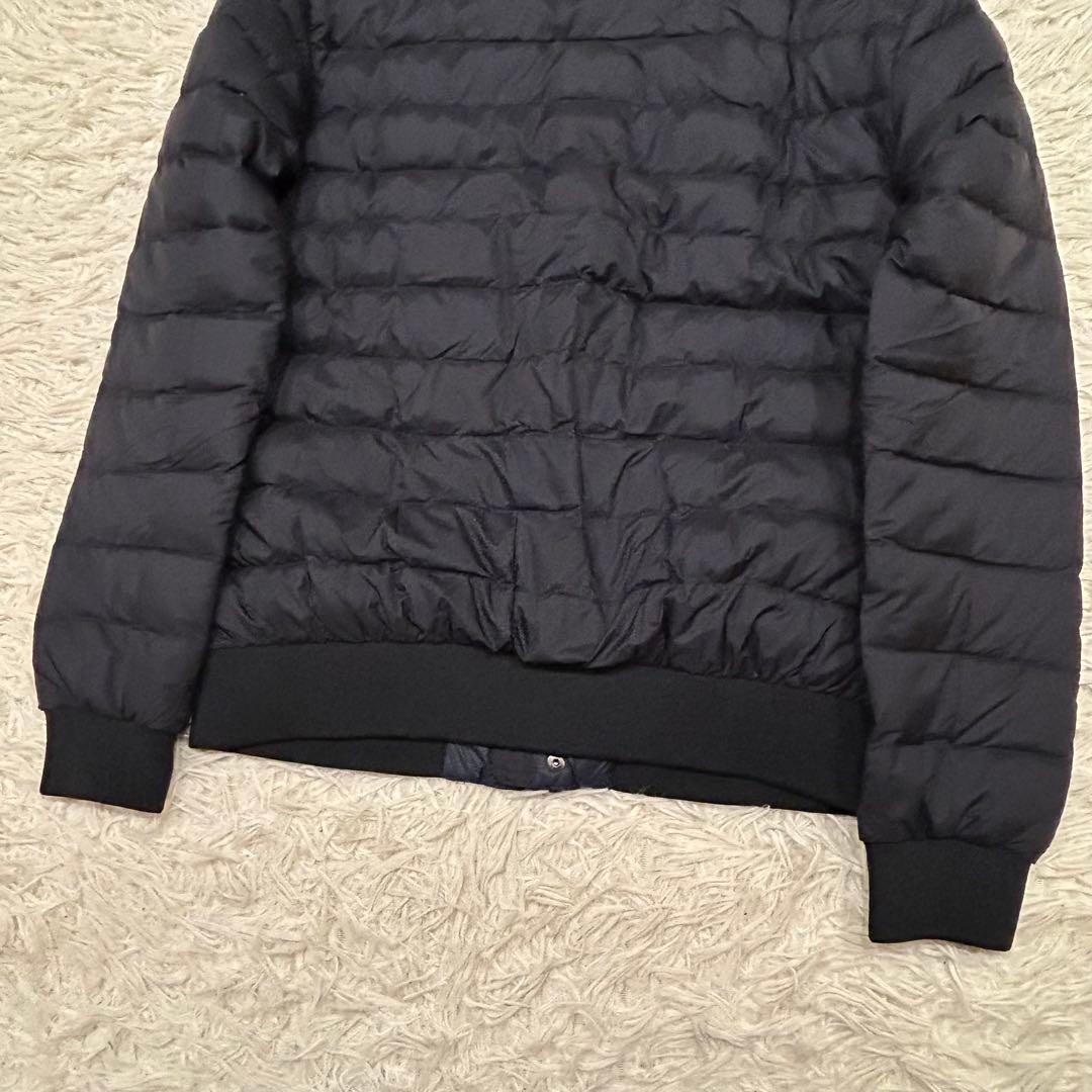 ポロラルフローレン　ダウンジャケット　ポニー刺繍　黒　近年　ロゴジップ　短丈