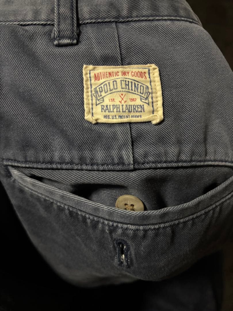 90s Polo by Ralph Lauren ポロチノ 正方形タグ　初期タグ
