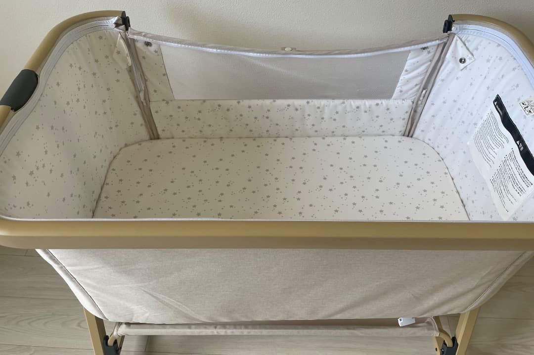 sanae＊プロフ必読 ⭐︎HZDMJ ベビーベッド ベージュ