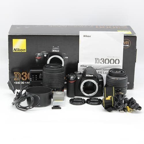 Nikon D3000 ダブルズームキット デジタル一眼レフカメラ