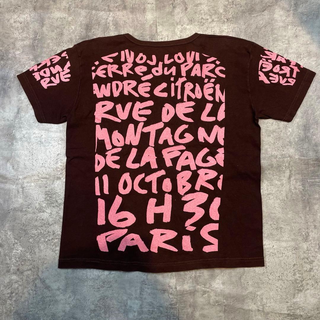 LOUIS VUITTON グラフィック ロゴ Tシャツ ブラウン レディース