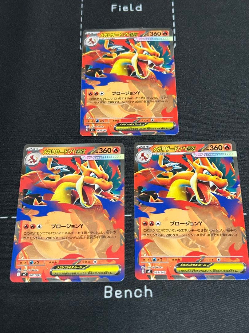 ほ*み様 スタートデッキ100収録　メガリザードンy exデッキパーツ9枚セット