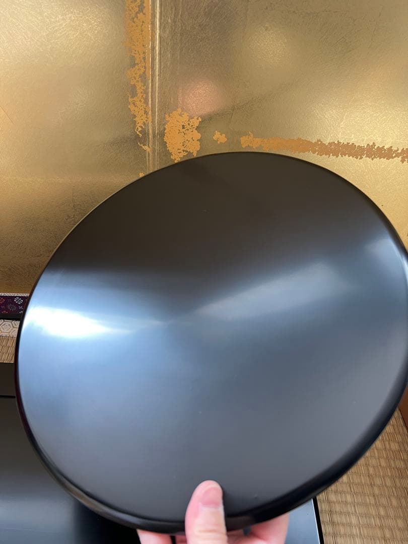 孝昌　敷板　三枚組　茶器／茶道具薄板　本漆三枚組敷板 （矢筈・角蛤・丸蛤)