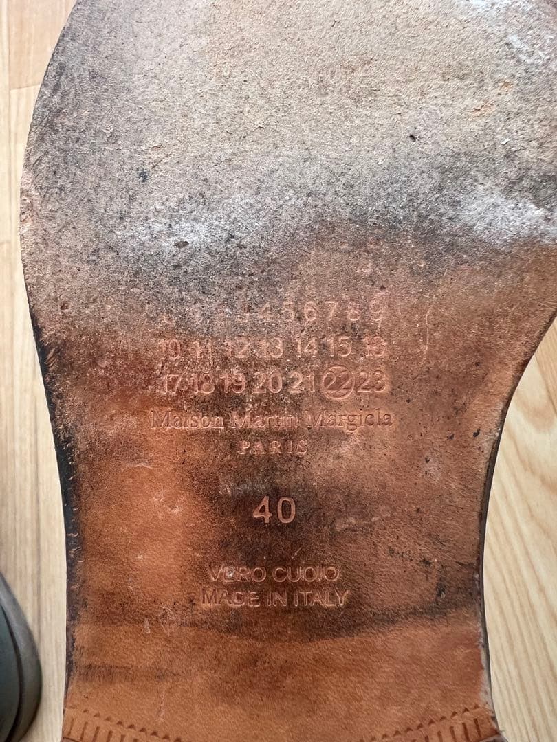 Martin Margiela マルジェラ　フォーマル　ペイントドレスシューズ