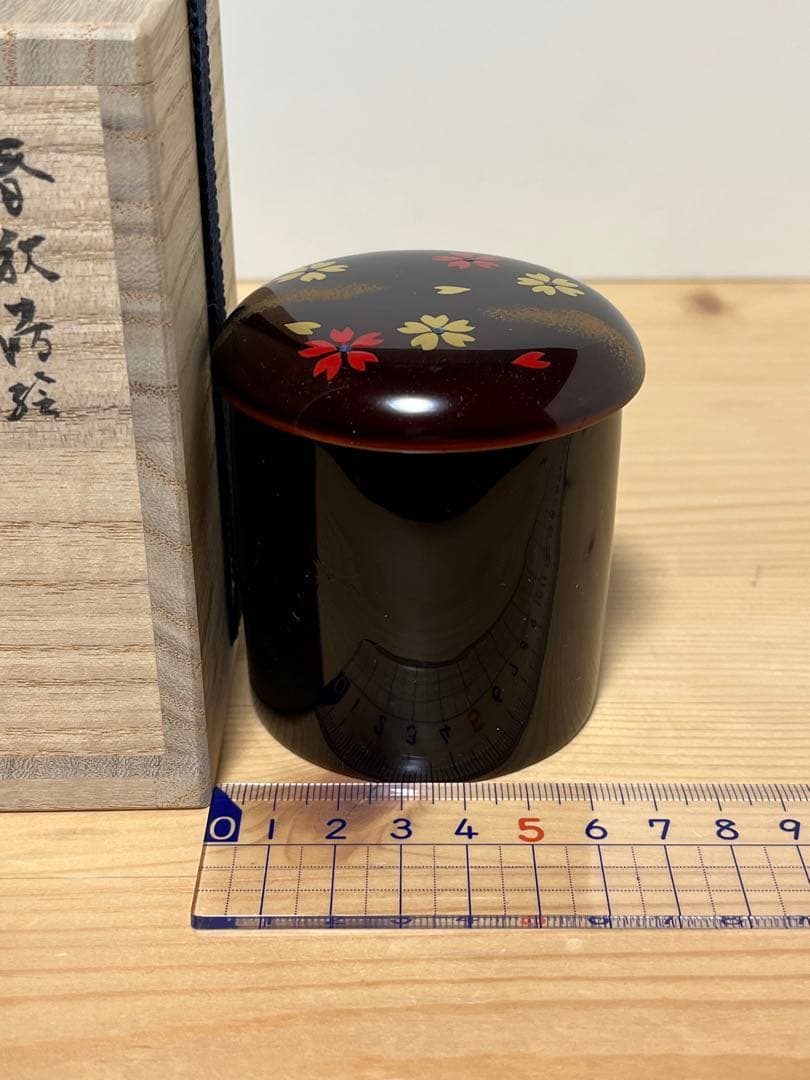 奥津一心斉　金輪寺棗　春秋蒔絵