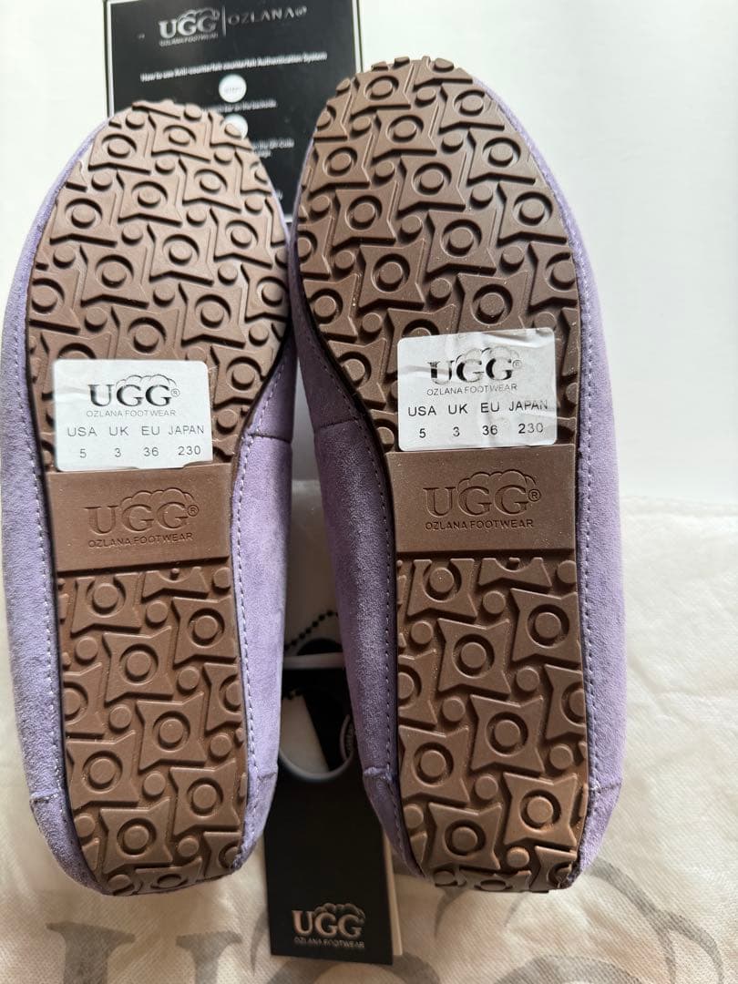 オーストラリアで購入しましたが、UGG モカシン ラベンダー S (36)