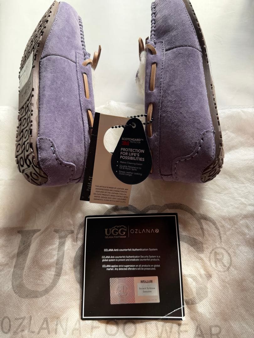オーストラリアで購入しましたが、UGG モカシン ラベンダー S (36)