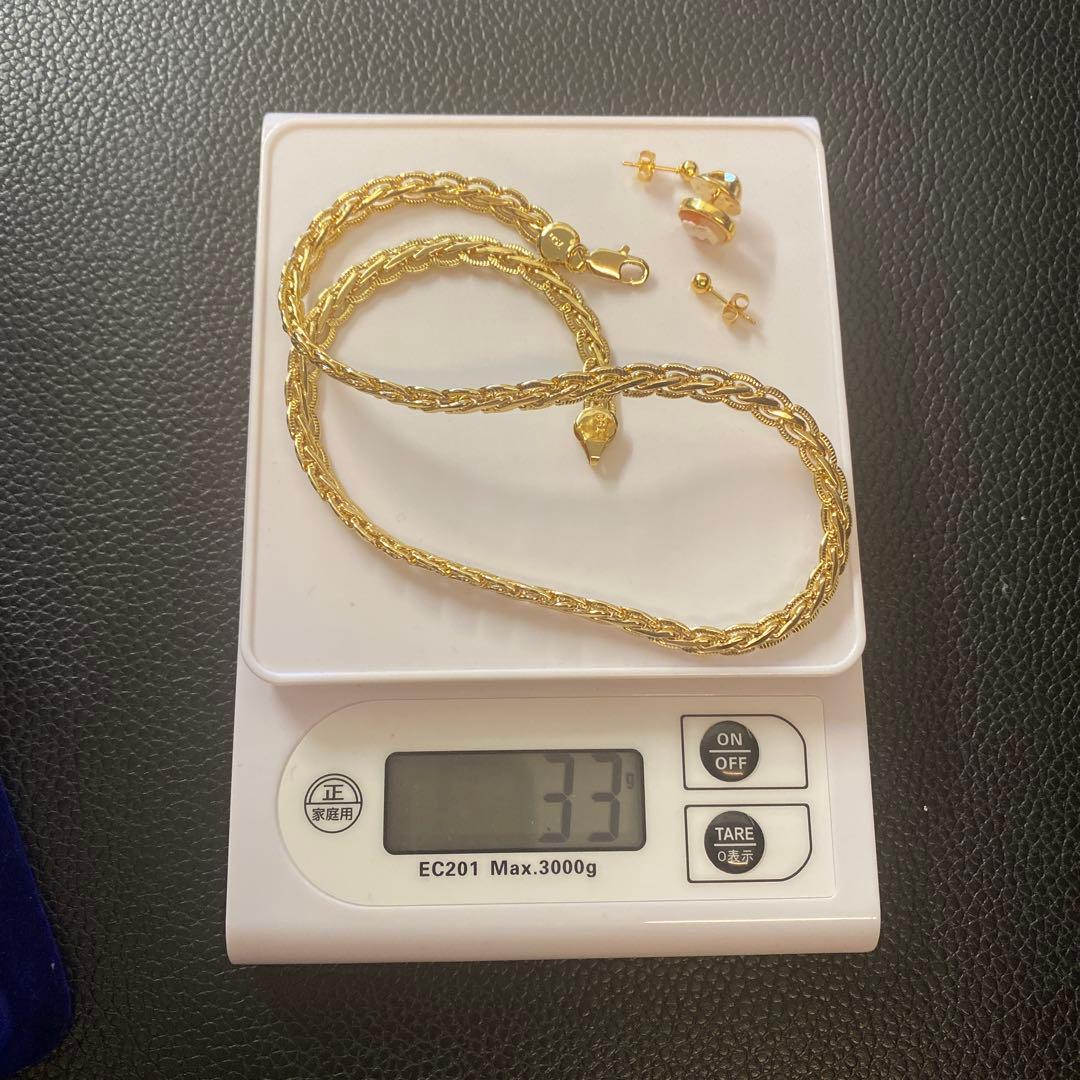 m*7様 遺品整理ゴールドチェーンネックレスまとめ売り