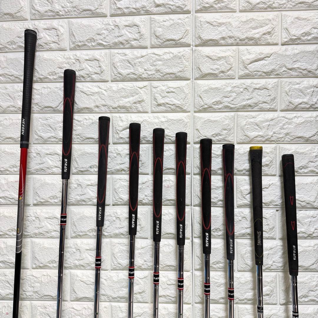 ゴルフセット　豪華　キャロウェイ　STRATA ラウンド仕様　打感良好　すぐ使用