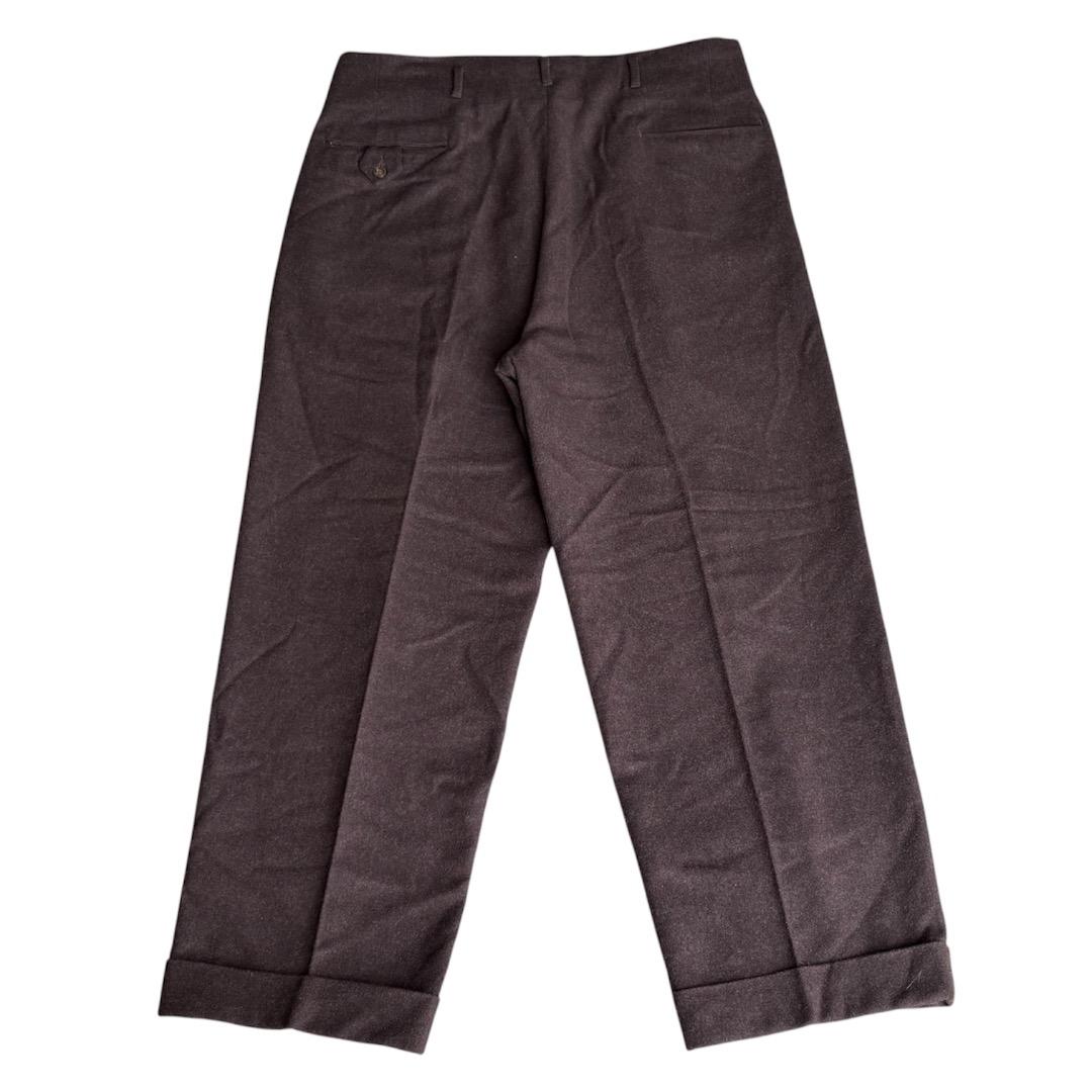 50s ウールスラックス ブラウン ロカビリー