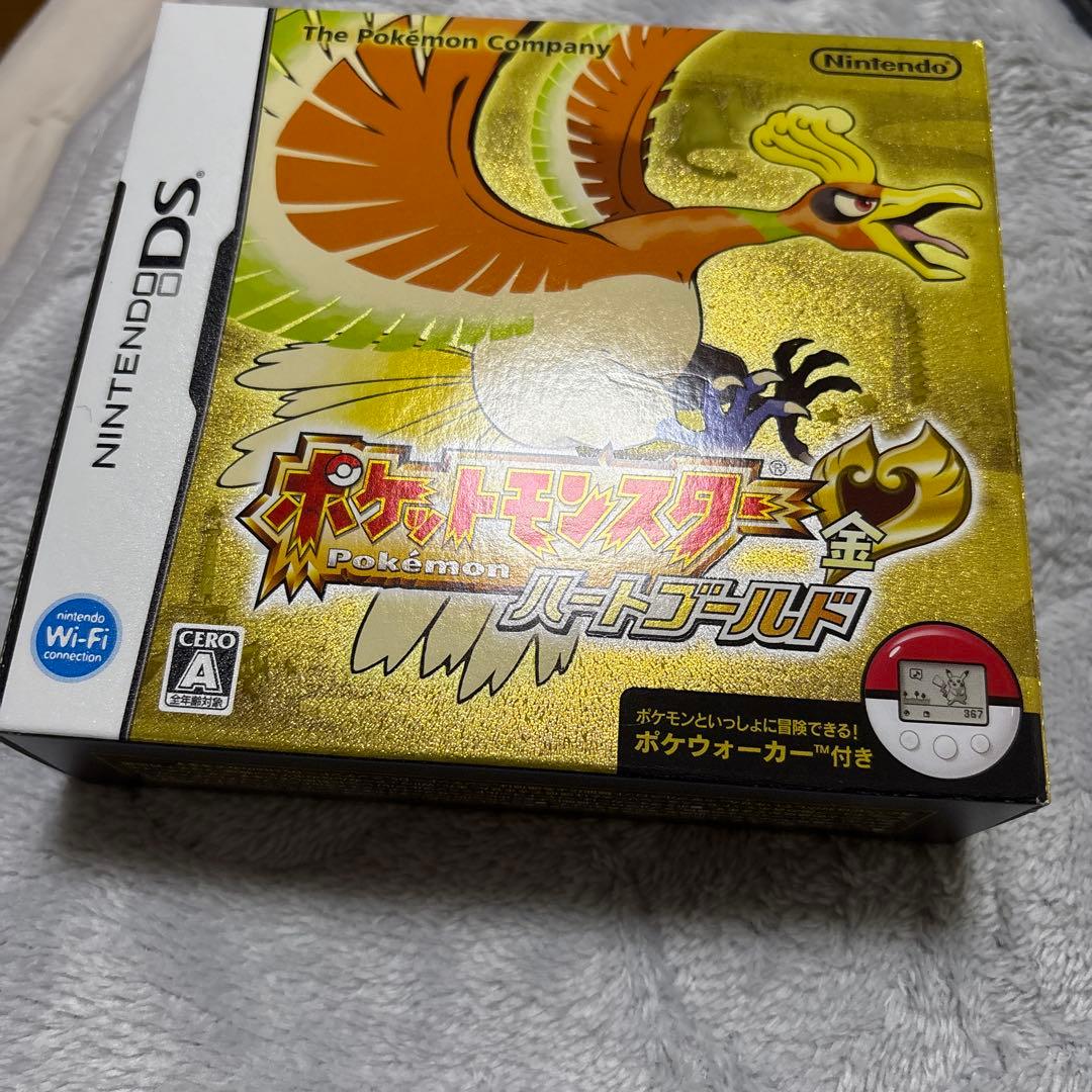 ポケットモンスター　ハートゴールド　箱付き　ポケウォーカー付き
