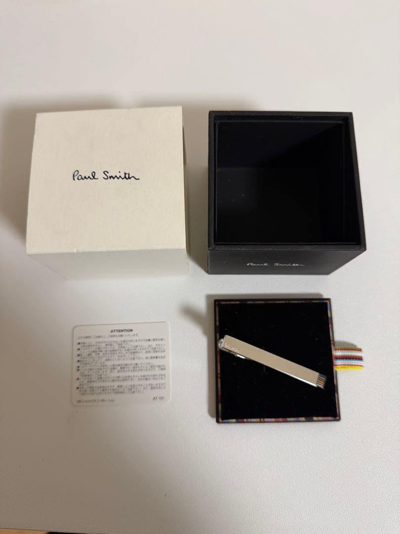 【美品】Paul Smith シルバー ネクタイピン 2パターン変更可能