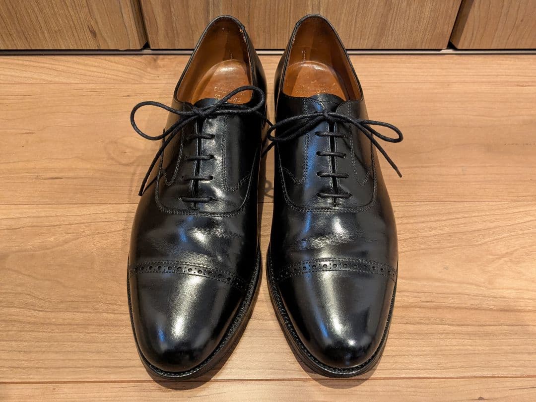 Crockett　クロケット&ジョーンズ　パンチドキャップトゥ　PEAL&Co