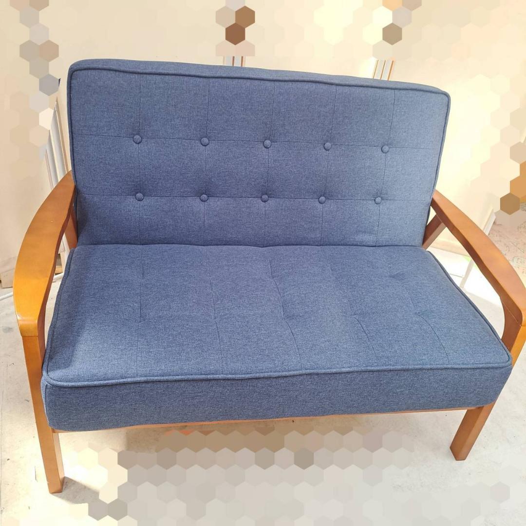 【福岡市近郊限定】ニトリ　2人掛けコンパクトソファー【配送料込み】