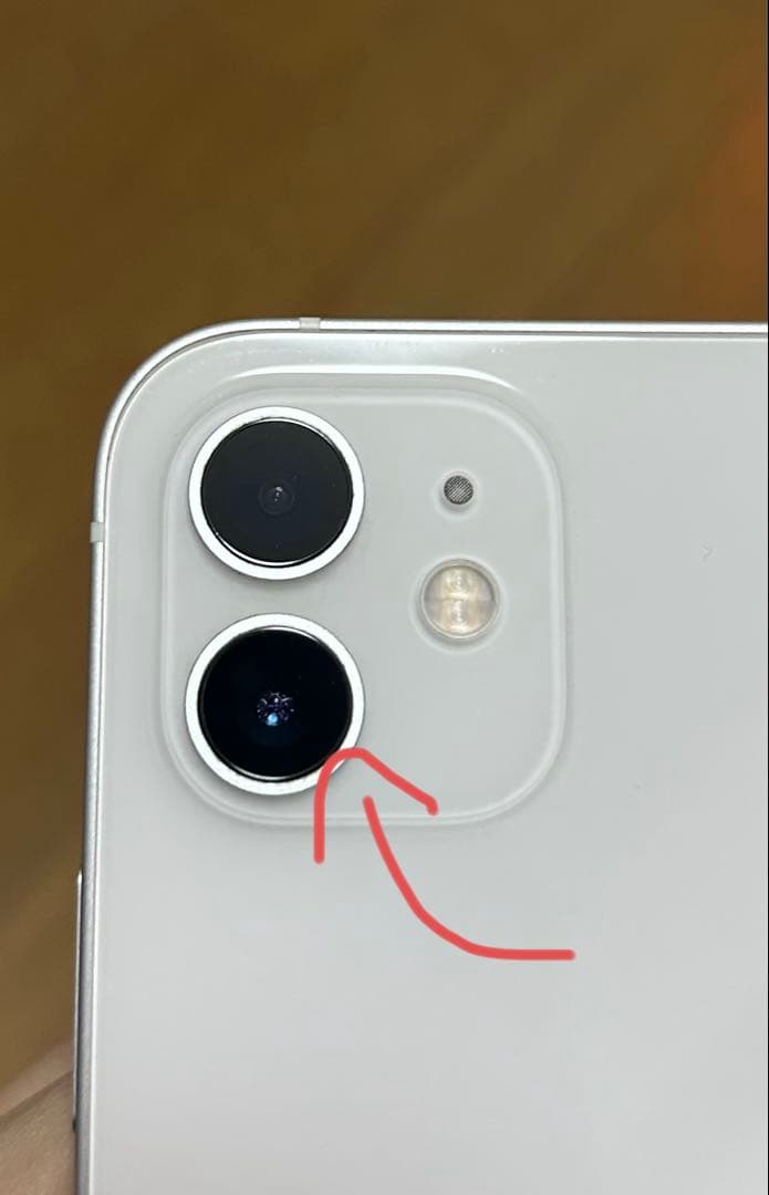 iPhone12本体128㎇　【レンズ内に気泡あり】