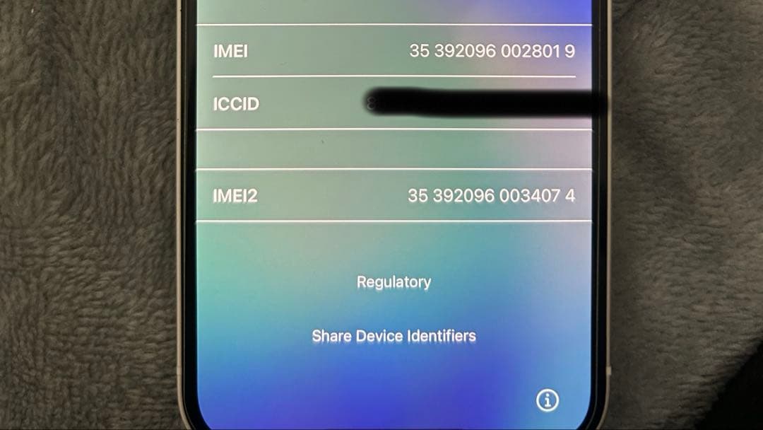 iPhone12本体128㎇　【レンズ内に気泡あり】