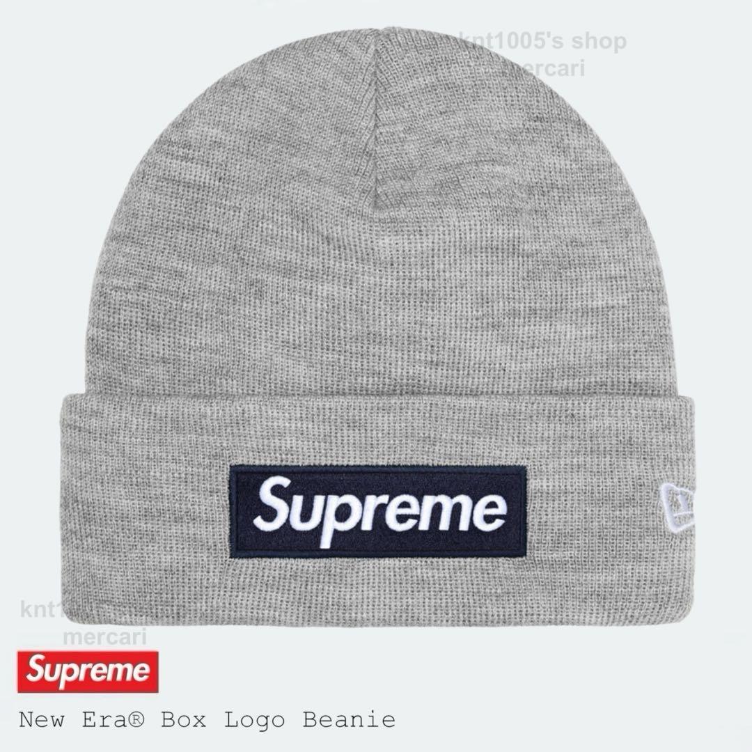 Supreme ビーニー シュプリーム Box Logo Beanie グレー