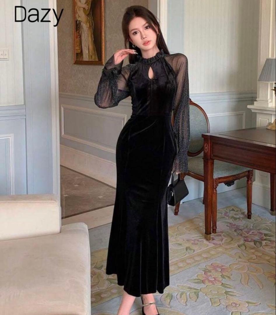 ROUGE フリルスリーブ チェック柄ドレスまとめて 7点。