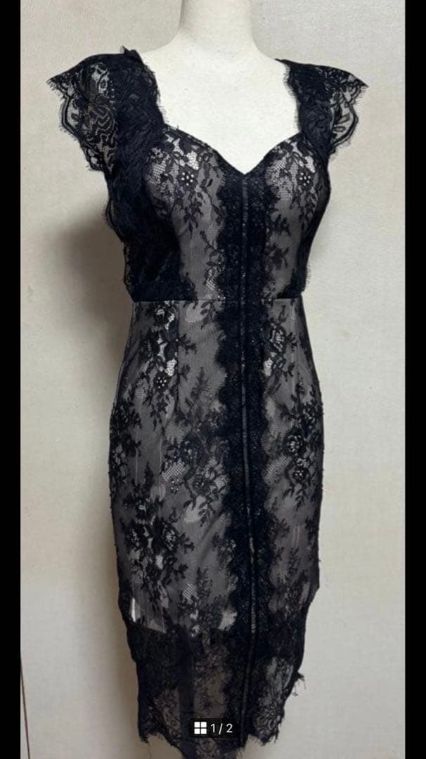 ROUGE フリルスリーブ チェック柄ドレスまとめて 7点。