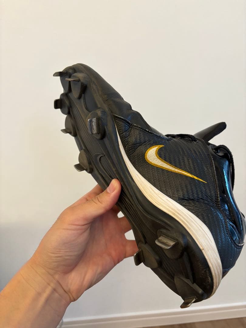 ソフトバンク　明石健志選手　支給品　実使用ナイキスパイク