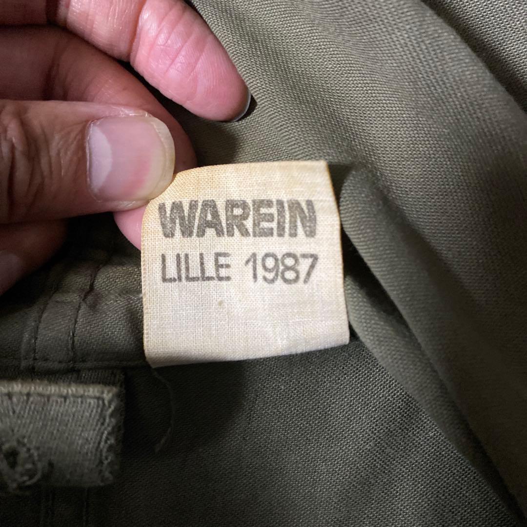 ビンテージ87年製フランス軍M-64パーカーフィールドパーカー　モッズコート