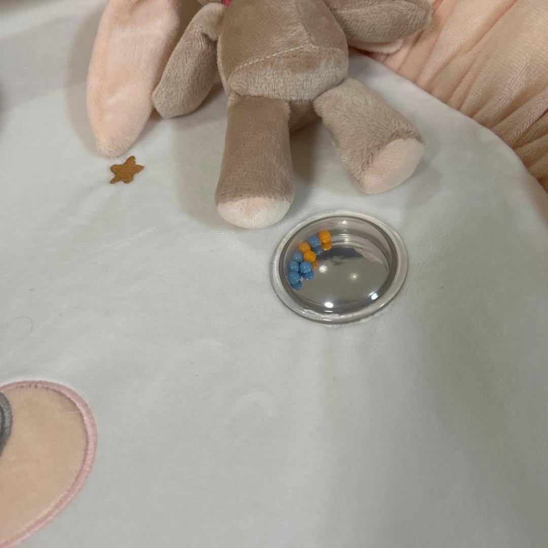 《美品》プレイマット＆プレイジム｜Nattou（ナチュー） ピンク